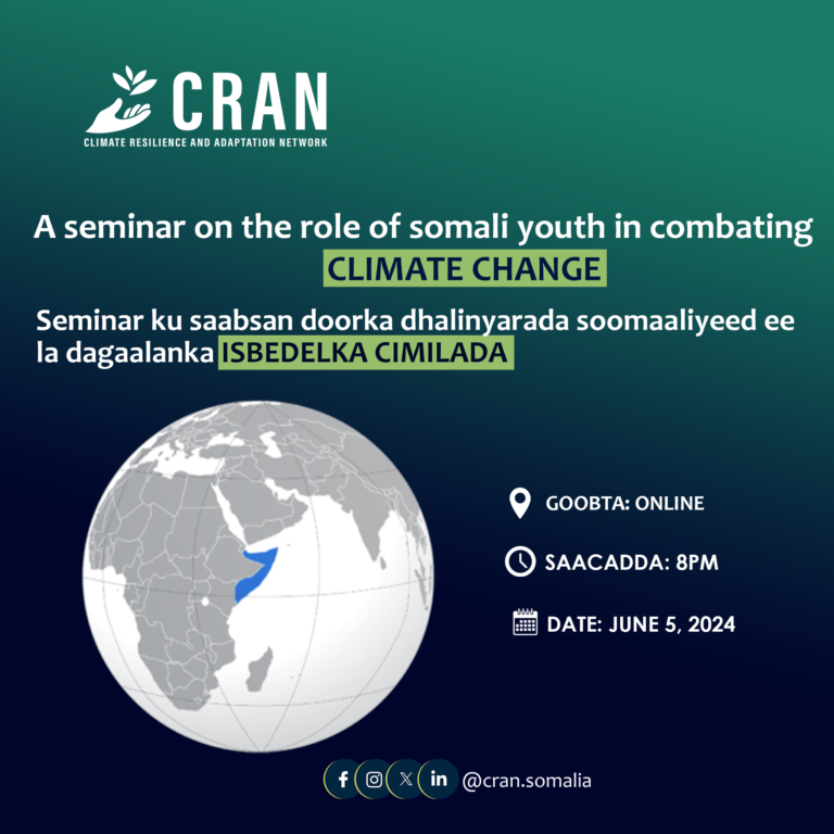 Empowering Somali Youth: Combating Climate Change on World Environment Day